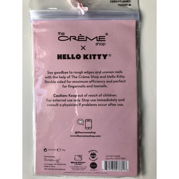 Crème Shop HELLO KITTY Hand Cream Sweet Peppermint & Nail Files Limited Edition - Picture 4 of 7